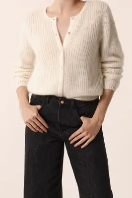 Gilet Bully Ecru — photo 1