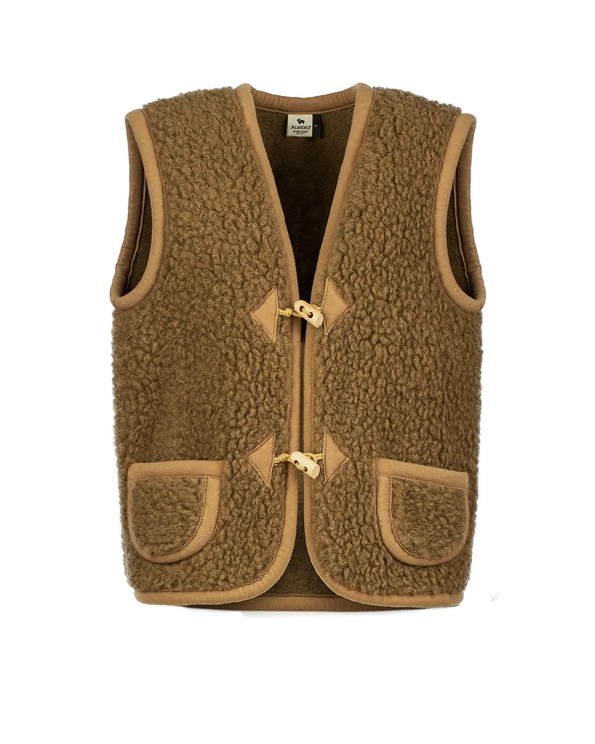 Gilet enfant Alpen naturel en laine – Yoko