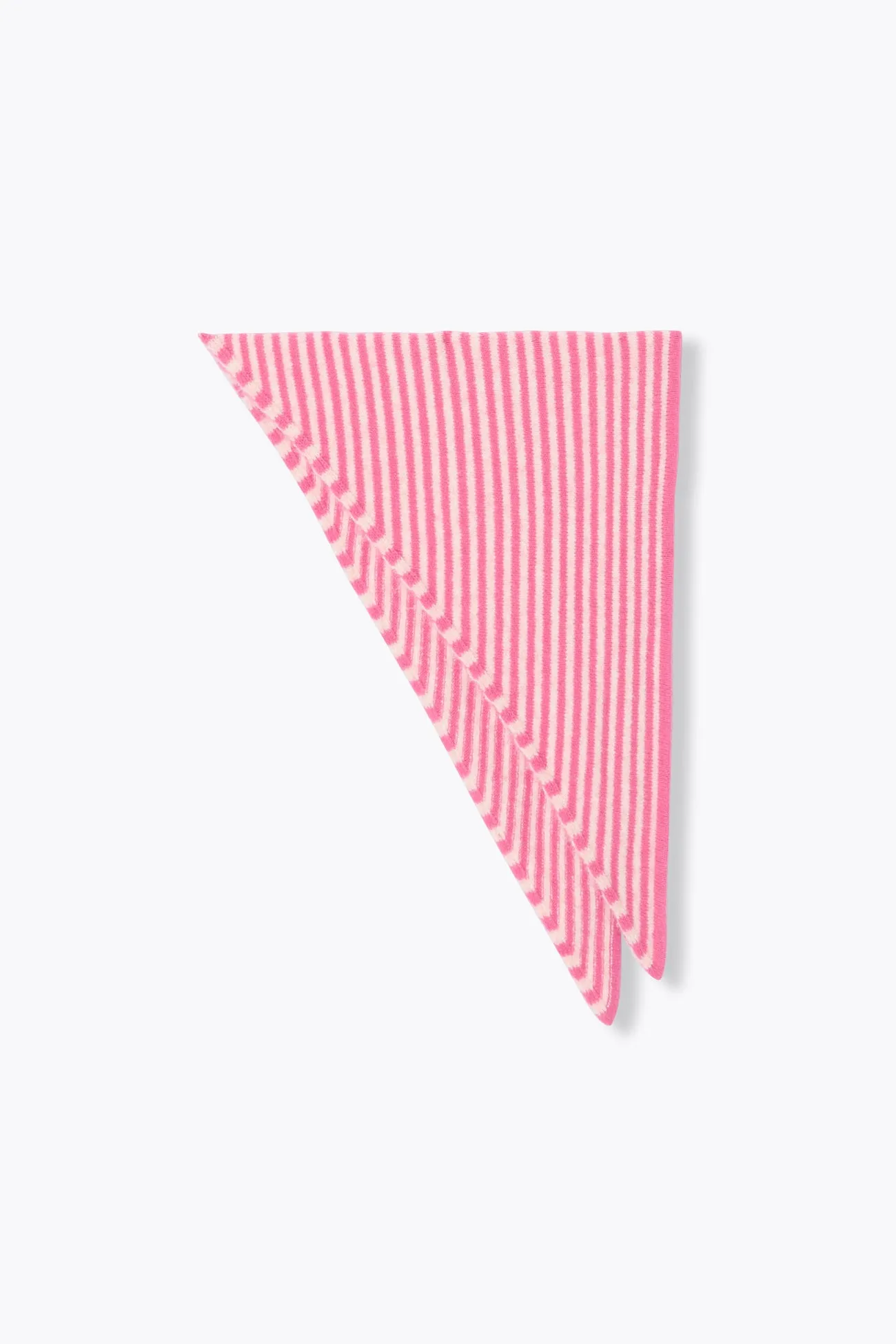 Echarpe triangle Amour Rose