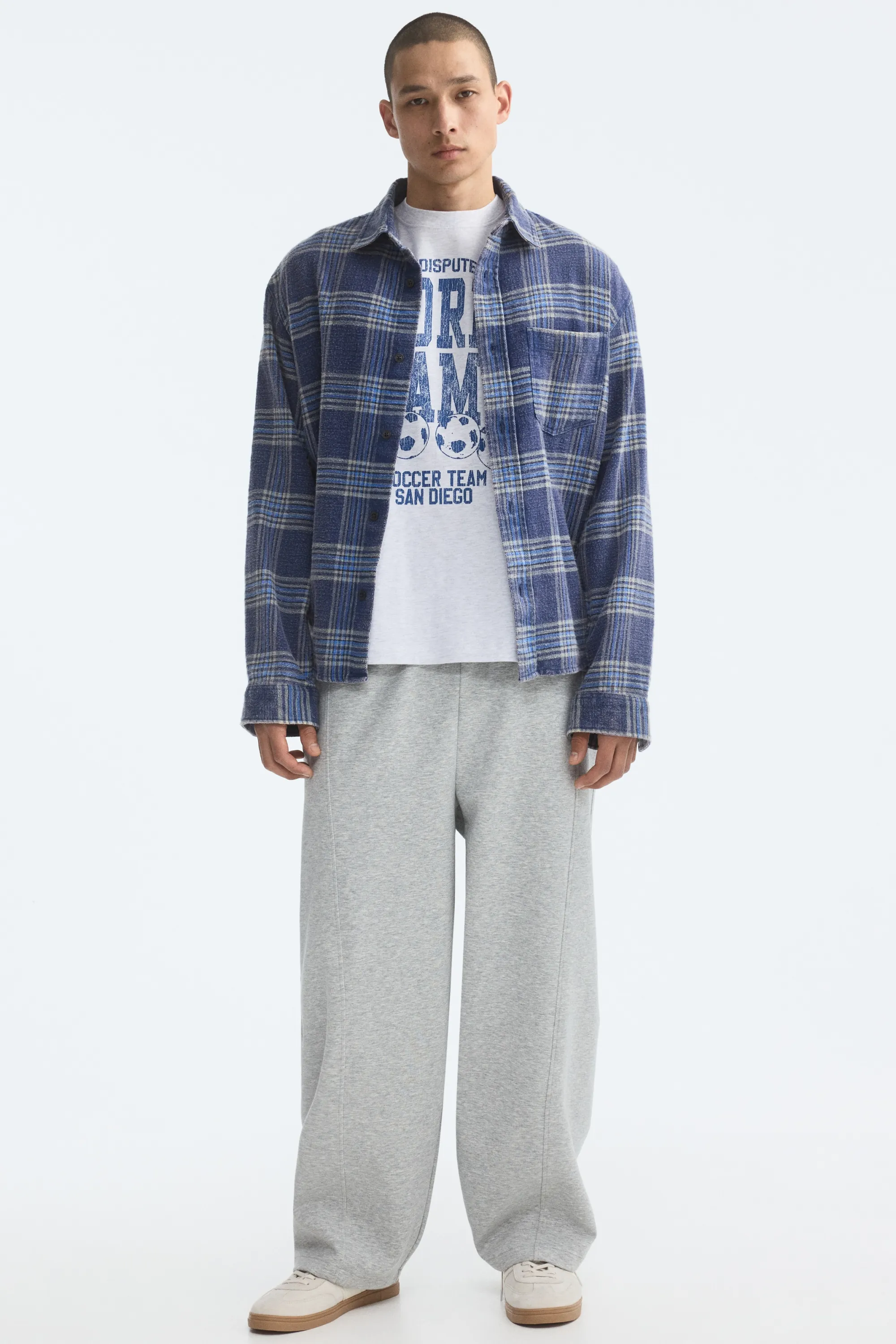 T-shirt imprimé Relaxed Fit - Gris clair chiné/World Champs
