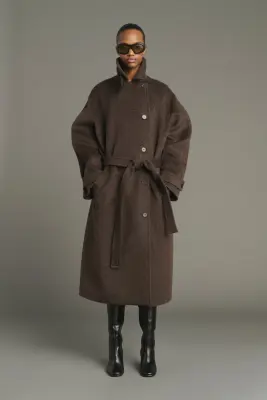 MANTEAU JULES MARRON — photo 1