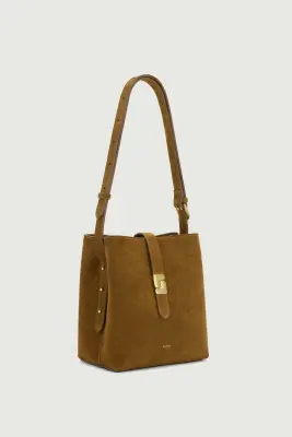 SAC BELLO MINI CARAMEL CROÛTE DE CUIR — photo 2