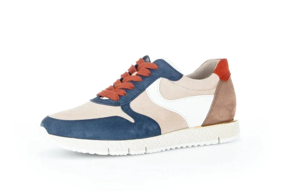 Baskets Gabor 93.472.36 Multicolores - Cuir Lacets Grande Pointure Femme