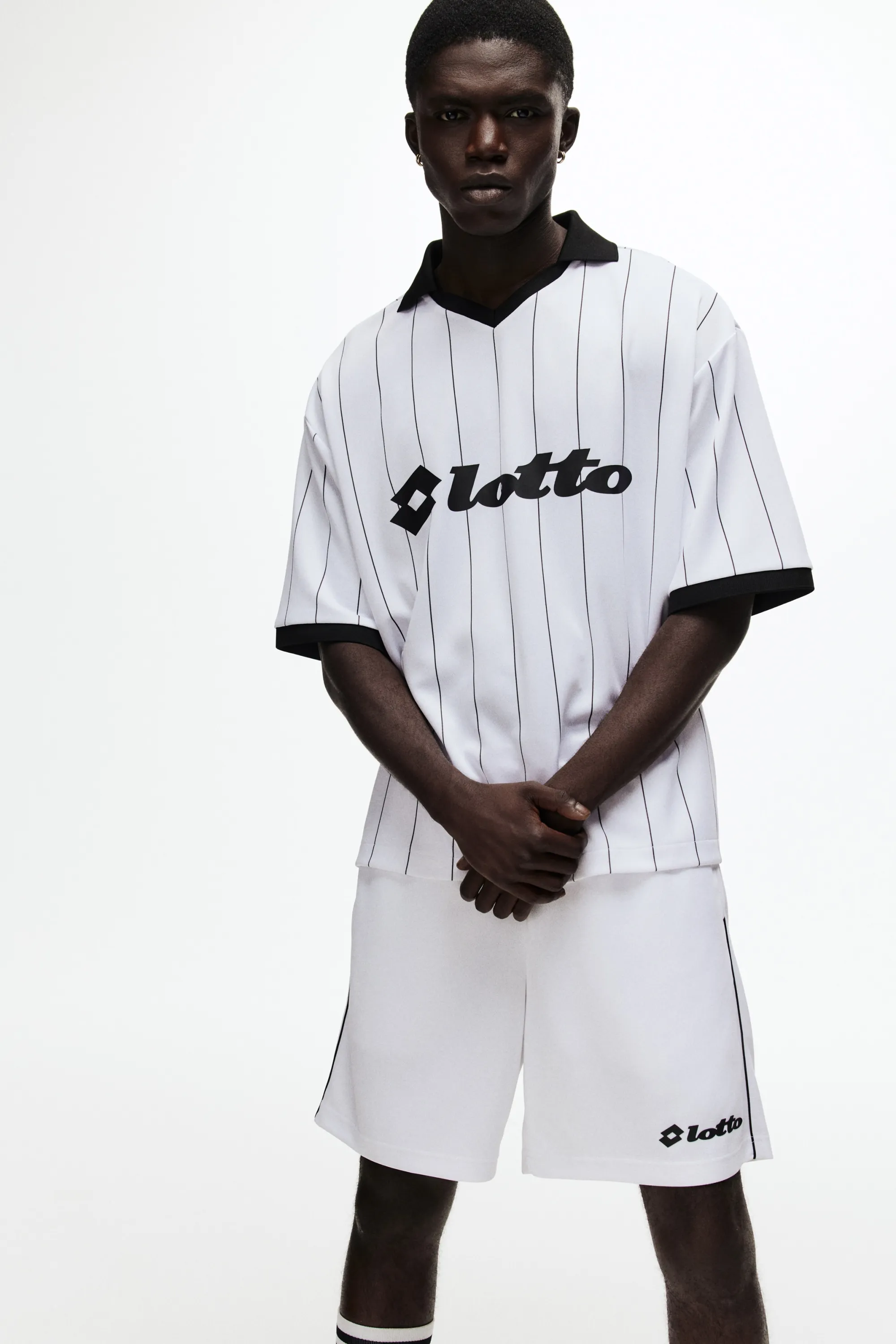 Short de football Relaxed Fit - Blanc/Lotto