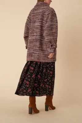 manteau nerissa carreaux miranda — photo 5