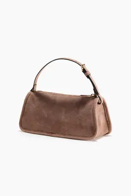 Sac à main en cuir - Taupe — photo 2