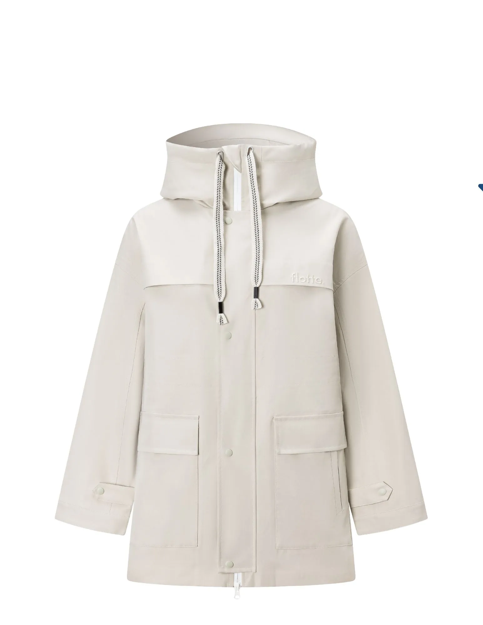 Flotte – Parka Froissart Craie