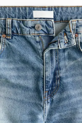 Barrel High Waist Jeans - Bleu denim — photo 4