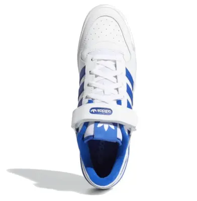 ADIDAS FORUM LOW Blanc Bleu — photo 3