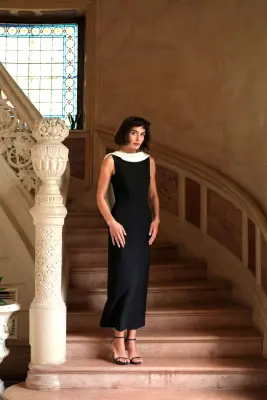 Lunara Scarf Dress — photo 1