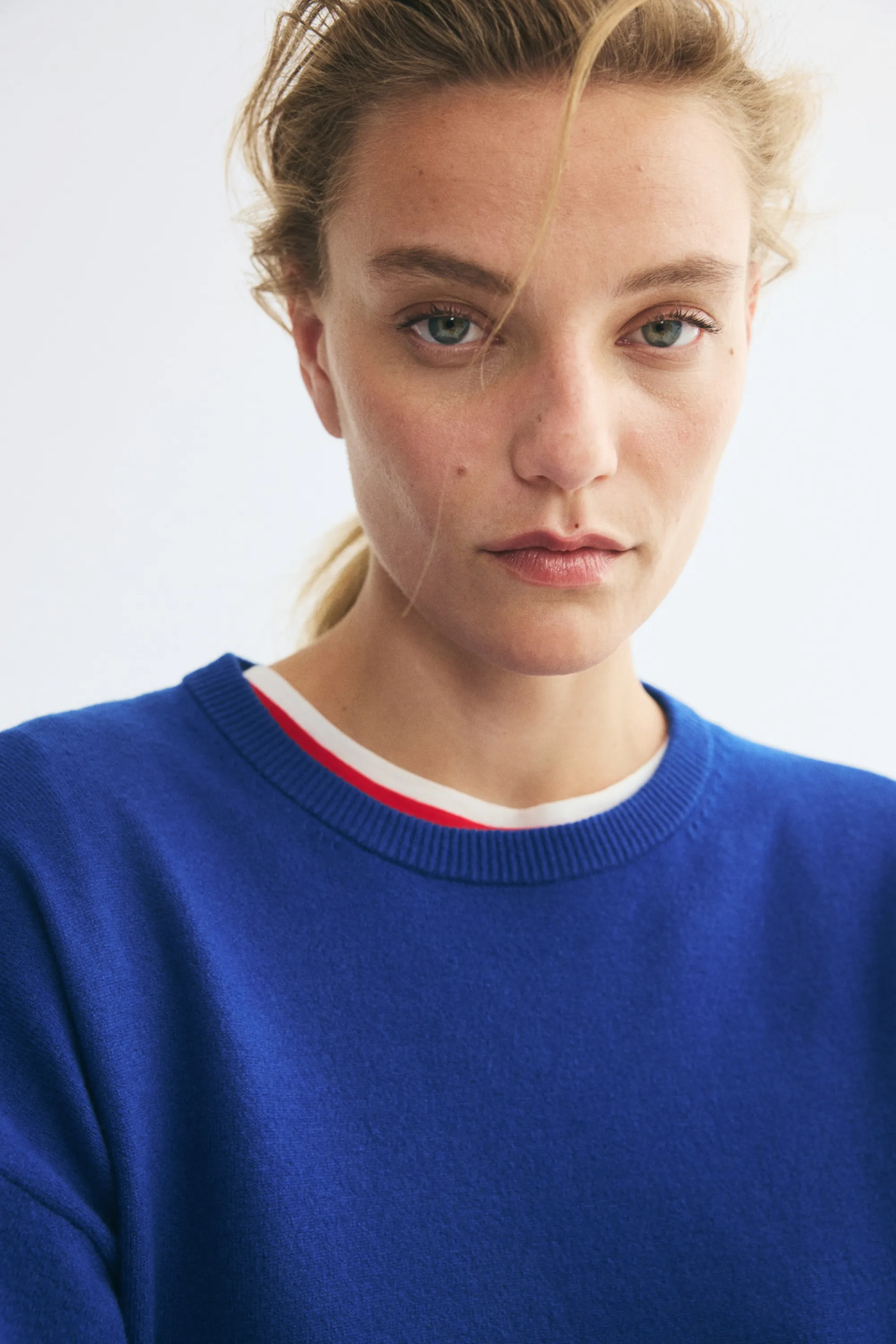 Pull oversize - Bleu foncé