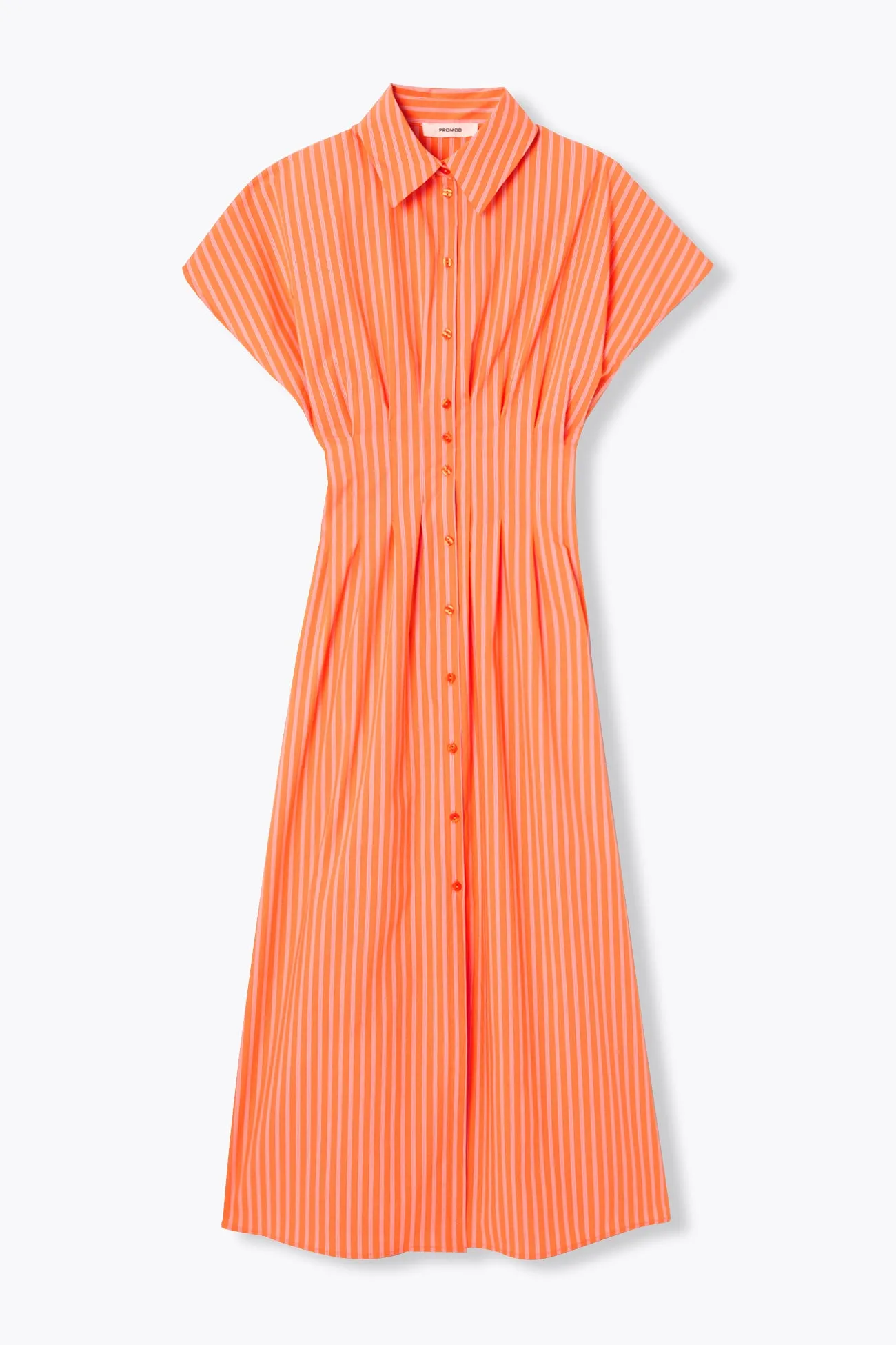 Robe-chemise midi