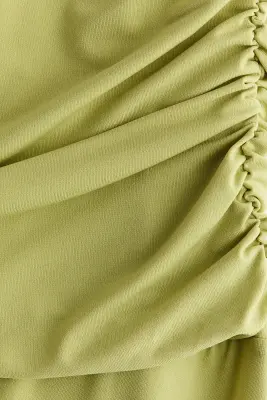 Robe maxi à effet drapé - Vert ancien clair — photo 4