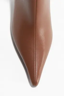 Bottines à talon - Marron — photo 4