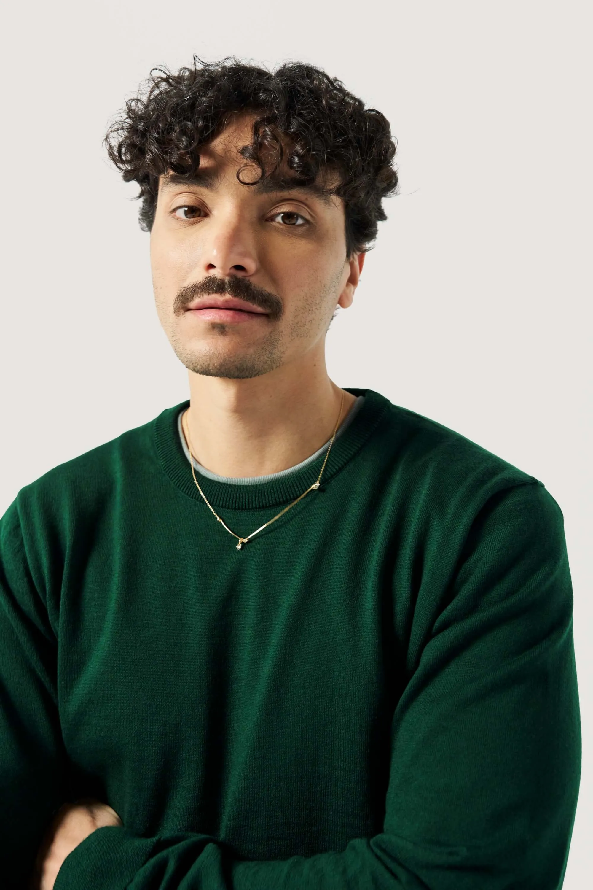 Le pull fin - Vert sapin