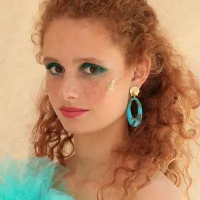 Boucles d'Oreilles Callia Turquoise — photo 2