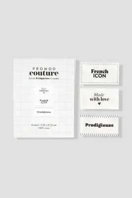 Lot de 3 étiquettes à coudre — photo 2