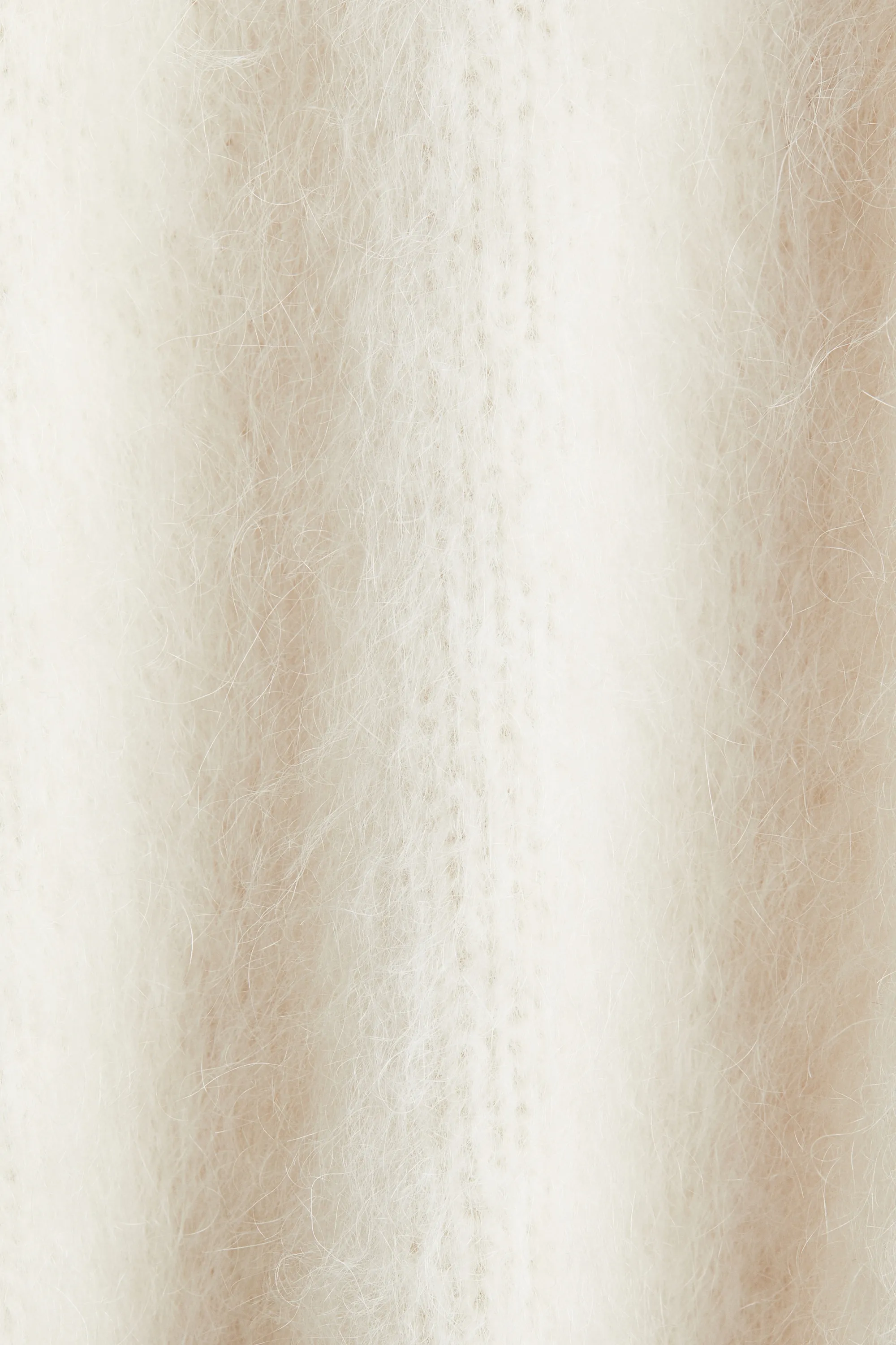 Pull en mohair mélangé - Crème