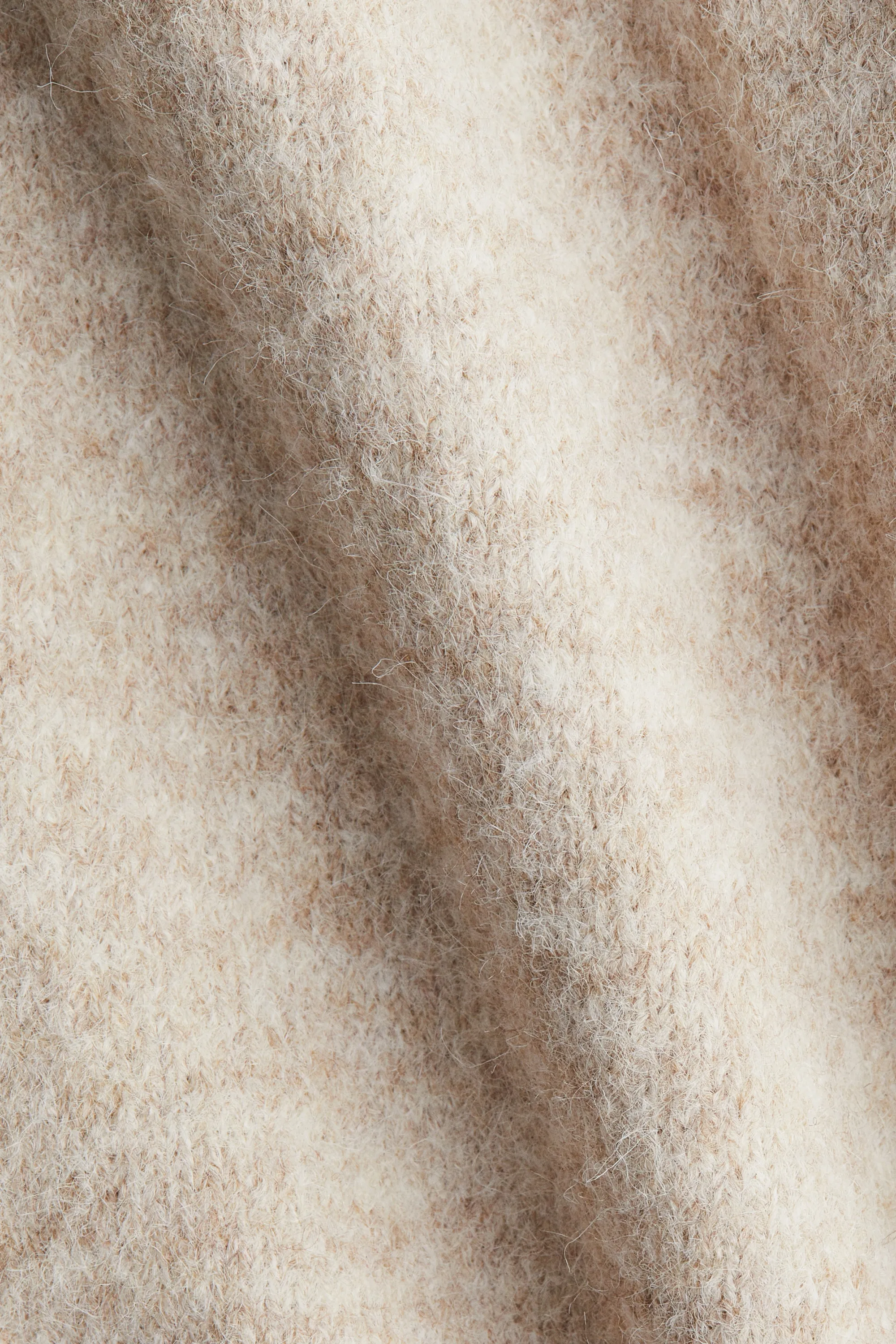 Pantalon en maille fine - Beige chiné