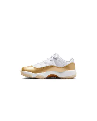 W Air Jordan 11 Retro Low White Metallic Gold "Mother Day" — photo 3