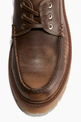 Chaussures de pont Chunky - Marron — photo 3
