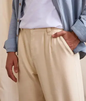 Faguo – Pantalon Landais Ecru — photo 2