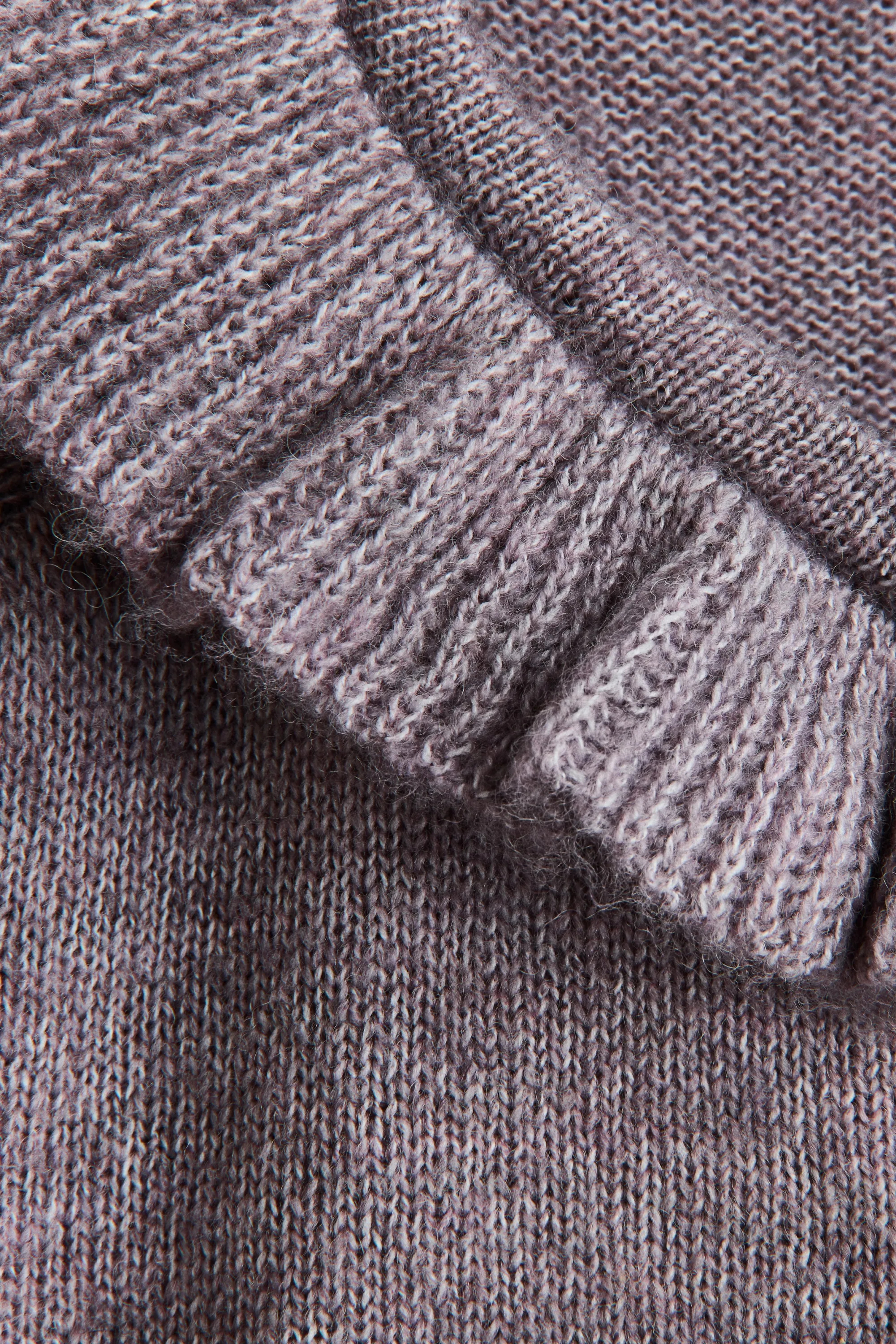 Gilet croisé à bord volanté - Violet