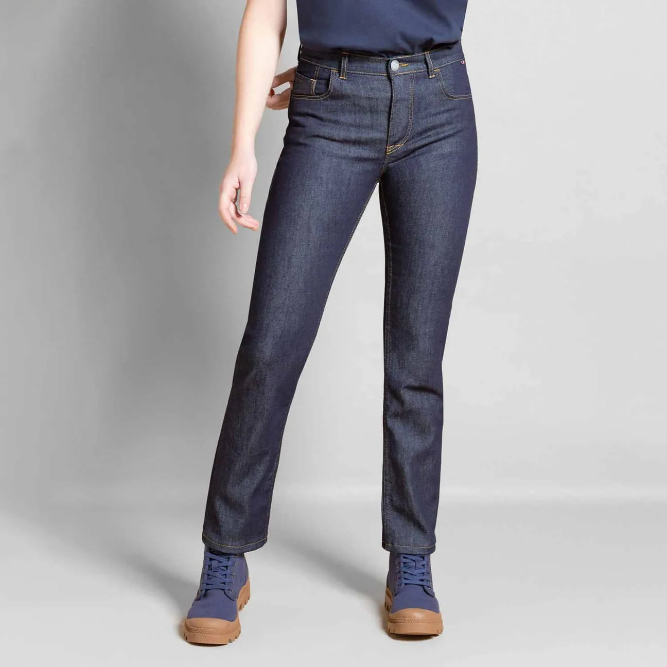 Jeans droit brut Anaïs confort