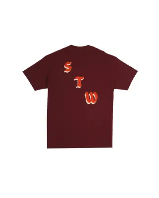 Logo S Rouge Tee Bordeau — photo 3