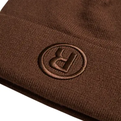 Bonnet Rave Skateboards R Logo beanie – Dark Brown — photo 3