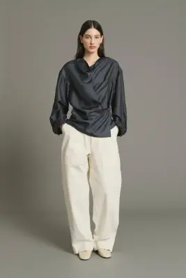 BLOUSE JENNY GRIS ANTHRACITE — photo 1