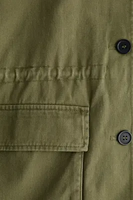 Veste en twill - Vert kaki — photo 5