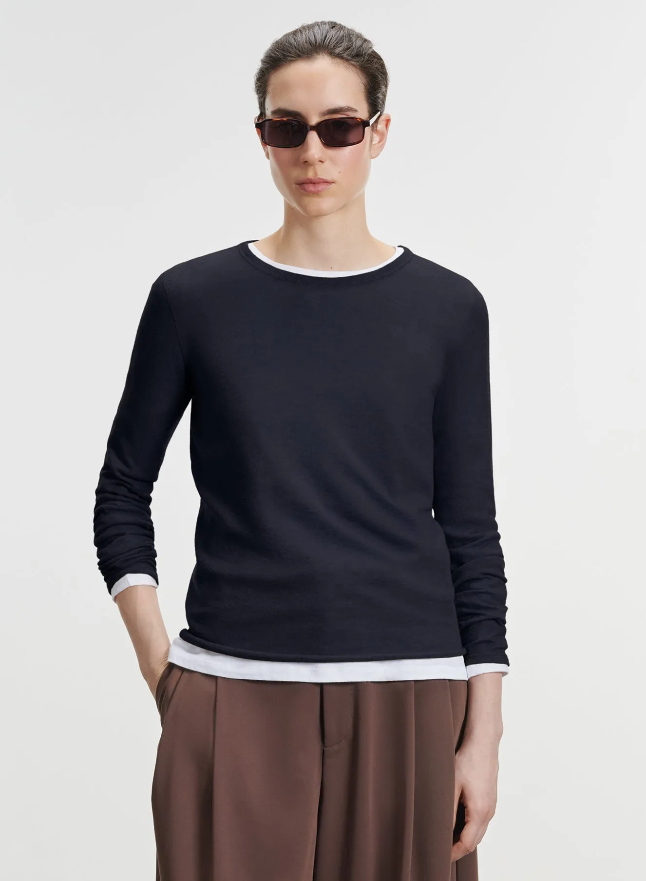 T-shirt en cachemire