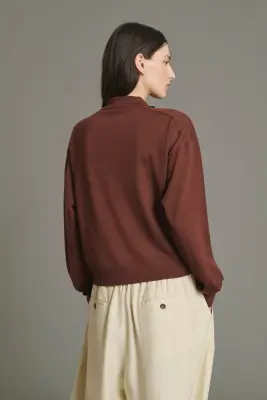 PULL FLEMING ACAJOU — photo 4