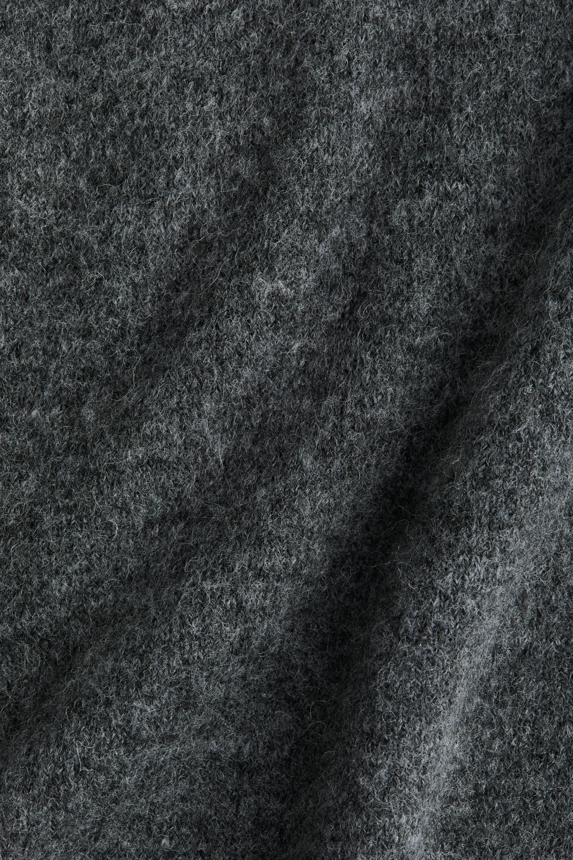 Pull sans manches avec col - Gris foncé chiné