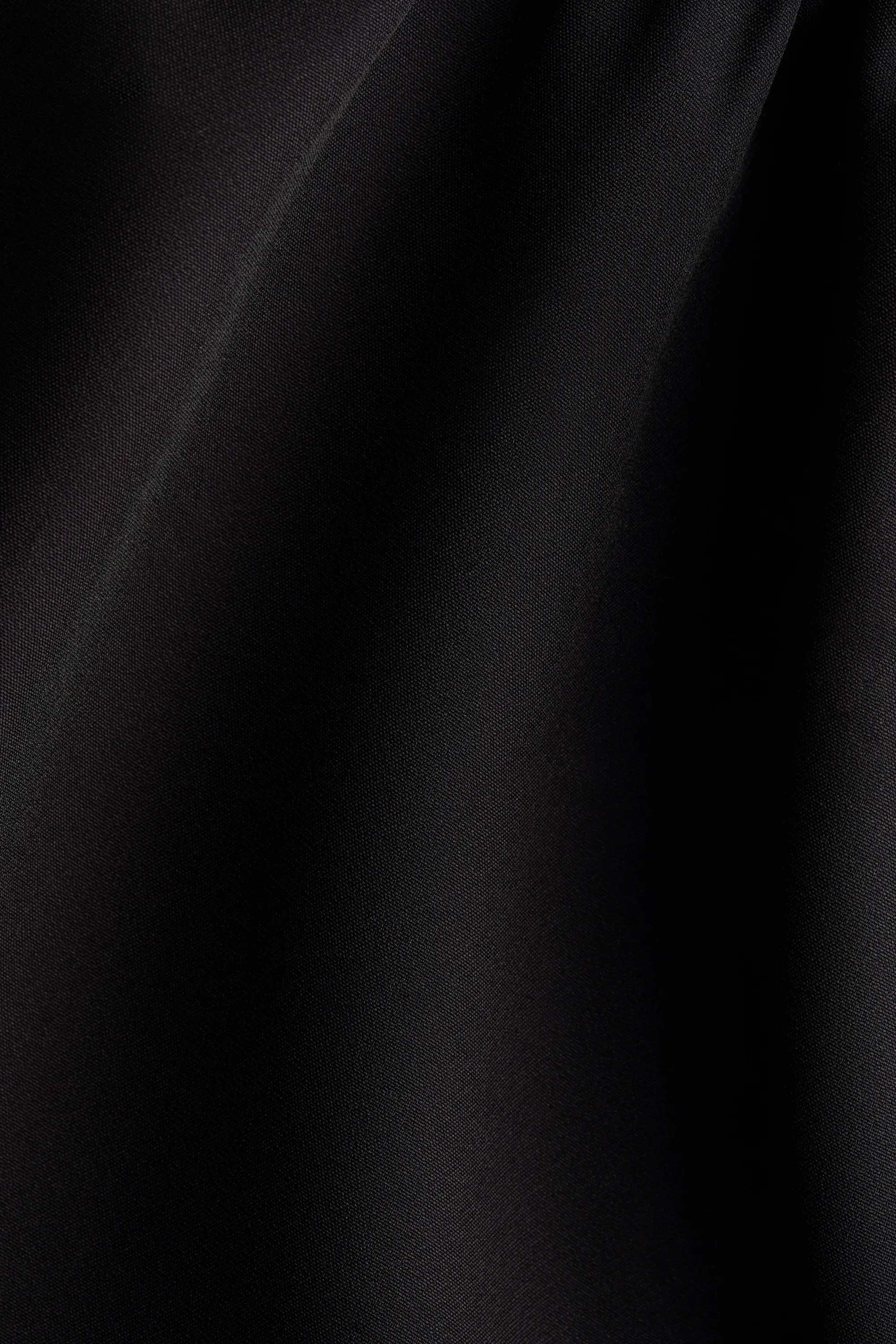 Robe avec jupe évasée - Noir/pois