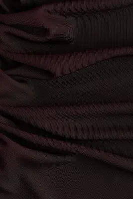 Asymmetric strappy dress - Marron foncé — photo 4