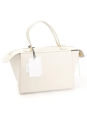 Sac RING en cuir grainé blanc Prix boutique 1650€ — photo 5