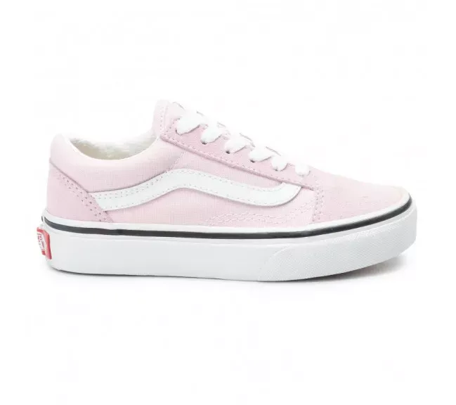 chaussures skateboard enfant vans old skool – lila / white