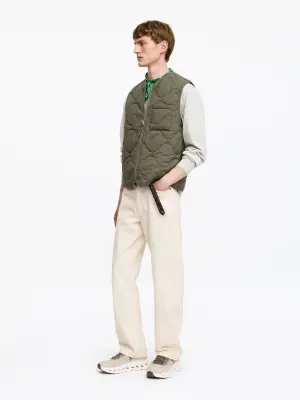 Veste matelassée sans manches - Vert kaki — photo 2