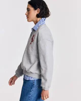 Sweat-shirt Benji gris chiné — photo 4
