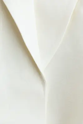 Blazer en lin mélangé - Blanc — photo 5