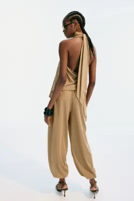 Pantalon ballon - Beige — photo 2