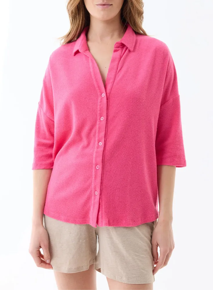Chemise en coton et modal