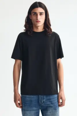 T-shirt Regular Fit - Noir — photo 1