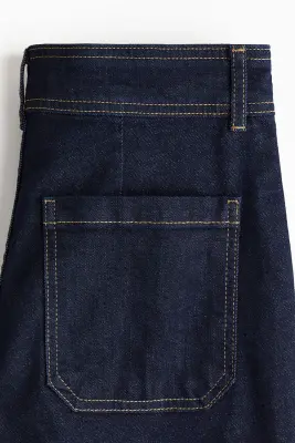 Flared High Jeans - Bleu denim foncé — photo 5