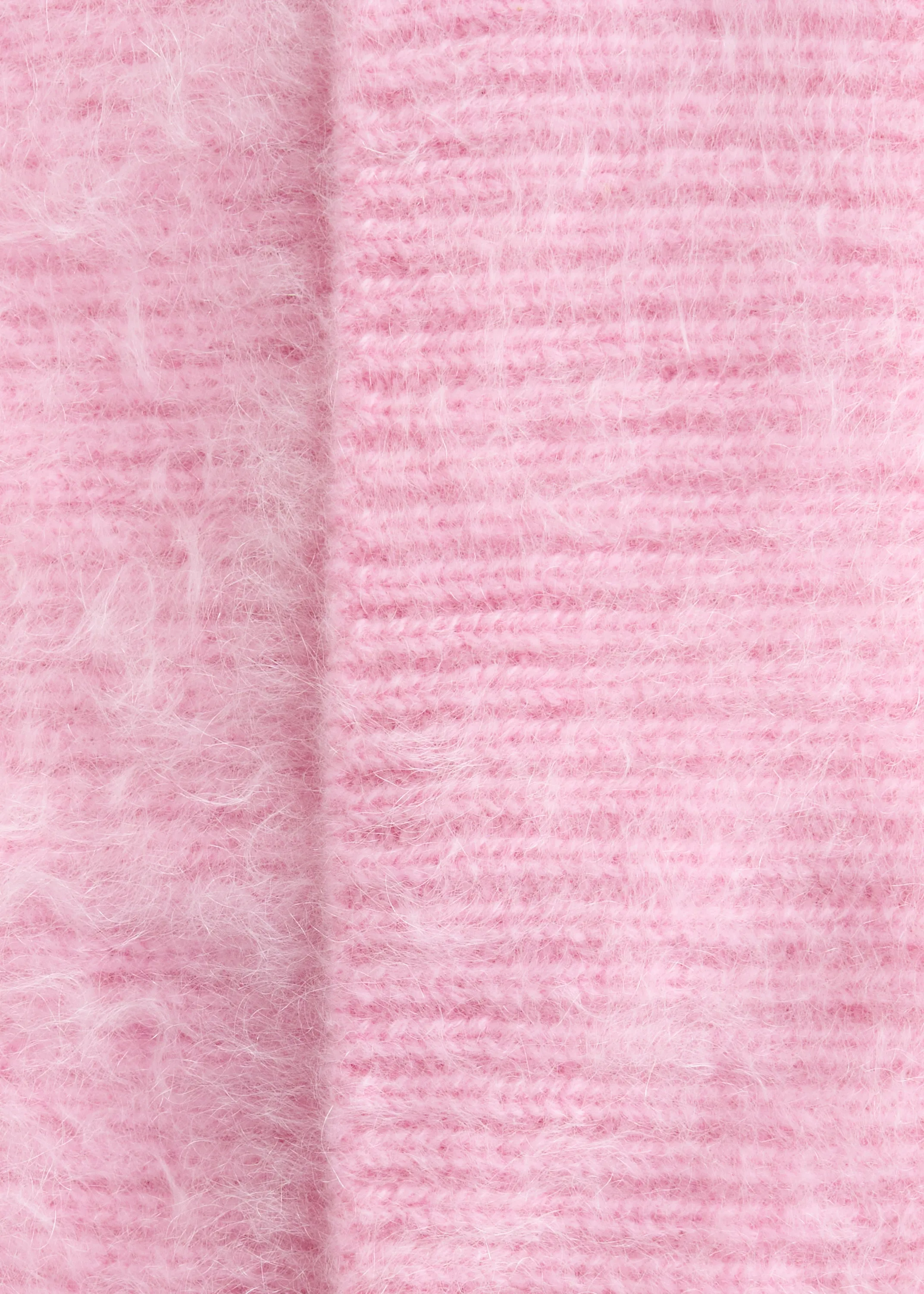 Bonnet en cachemire brossé - Rose clair