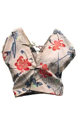 Top cache cœur Yukata — photo 4