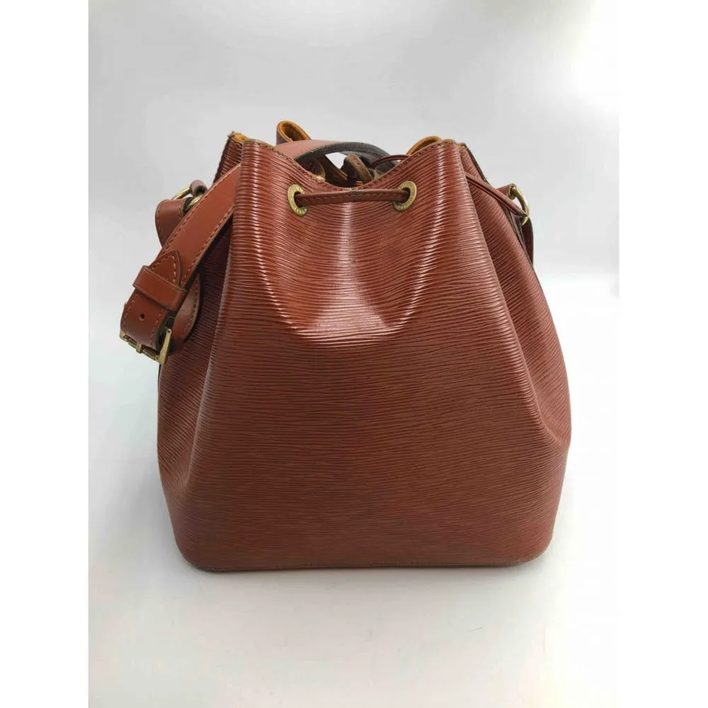 Sac noe cuir epi bleu