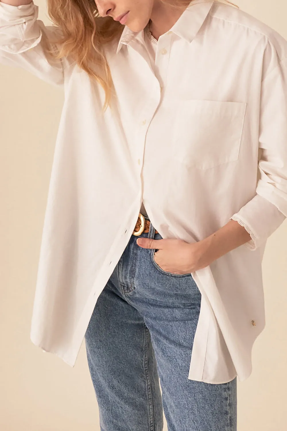 chemise sesame blanc